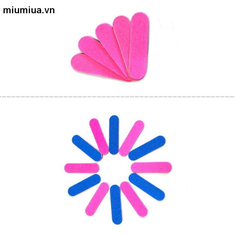 miumiuaDũa Mini 1 cái 1k cái dũa móng tay Nail box