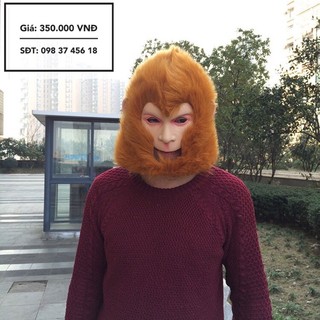 Mặt nạ tôn ngộ không mặt nạ tề thiên đại thánh trùm đầu hoá trang cosplay tây du ký cao cấp nhất tại Việt Nam