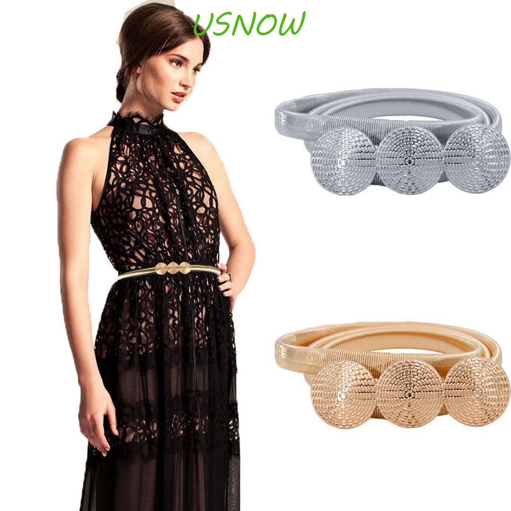 Thắt Lưng Mỏng Dáng Dài Phong Cách Vintage Thanh Lịch Cho Nữ