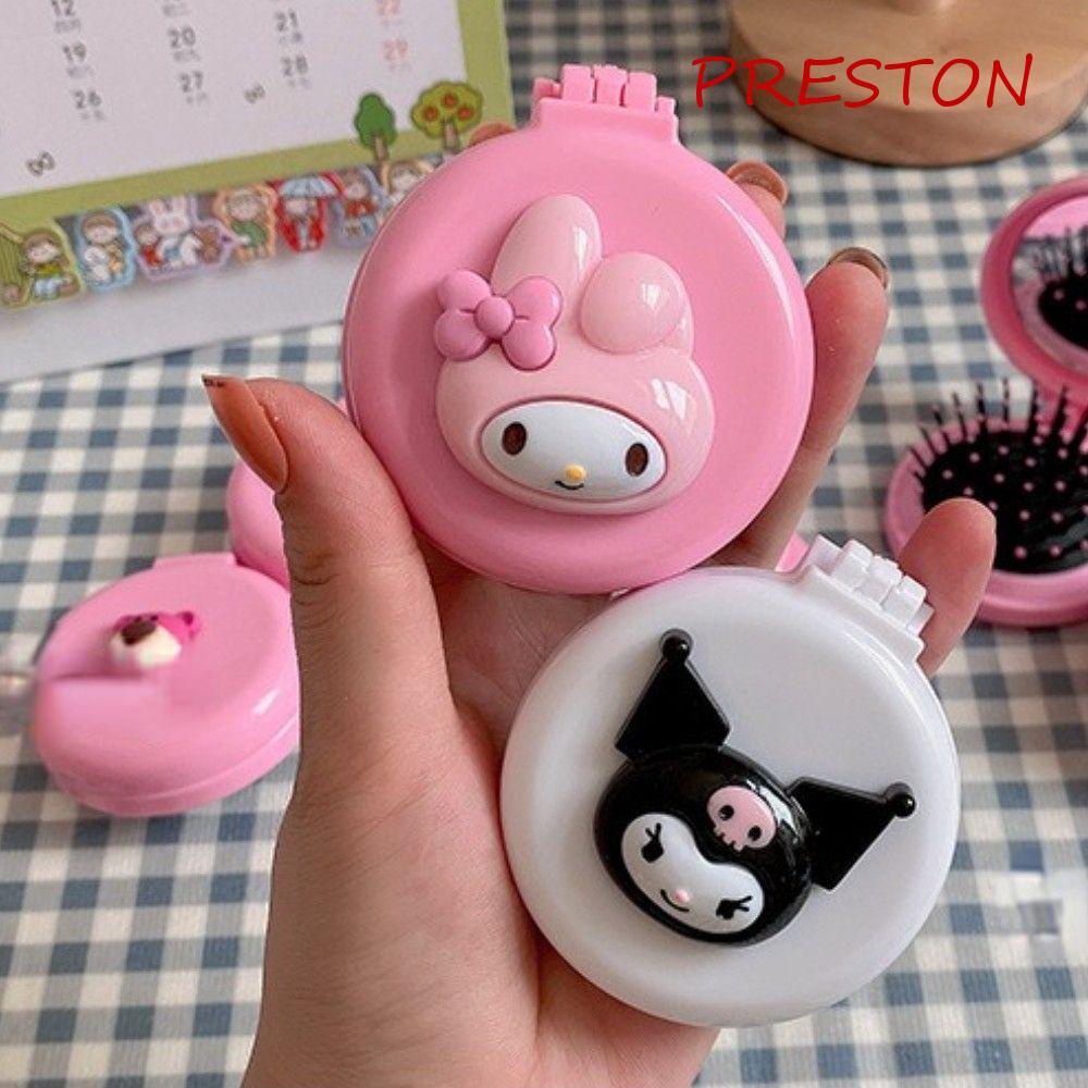 Lược Chải Tóc Có Gương Hình Mèo Hello Kitty Xinh Xắn Cho Bé Gái