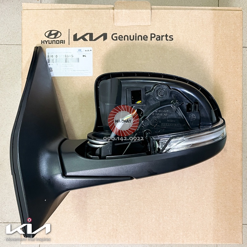 Gương chiếu hậu KIA MORNING 2004-2010 có xi nhan 🚘 nhập khẩu KIA MOTORS - HYUNDAI MOBIS; Bảo hành 100% chính hãng