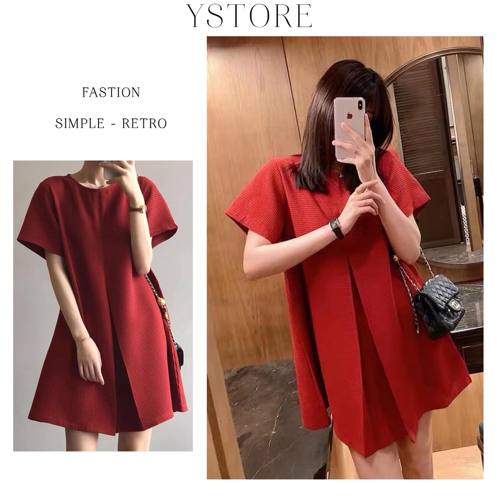 Đầm Xòe Nữ Dự Tiệc Form Chữ A Chất Vải Cao Cấp - Thời Trang Hàn Quốc - DAM_JINI_196