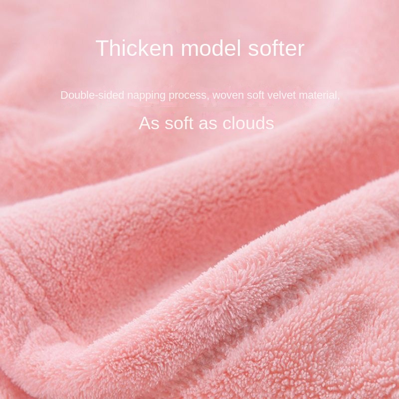 Khăn Tắm Cotton Dày Mềm Mại Thấm Hút Tốt Có Mũ Trùm Tiện Dụng Cho Bé
