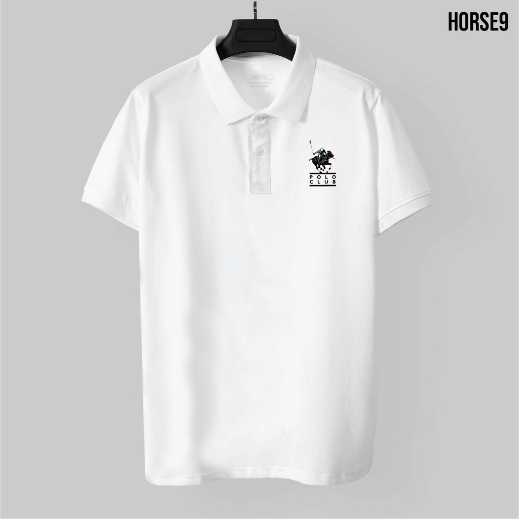 Áo POLO CLUB Cưỡi ngựa nam nữ cổ bẻ vải xịn Unisex, trẻ trung, thanh lịch HORSE09