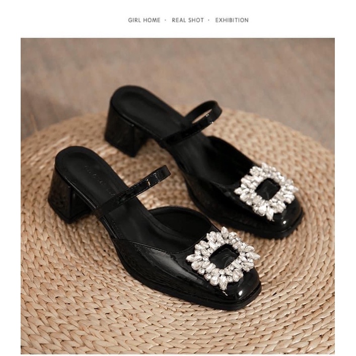 Giầy hở hậu - sục đá size từ 31,32,33