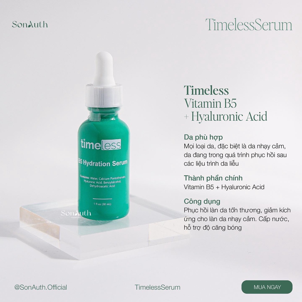 Tinh chất Timeless Vitamin B5 Serum 30ml