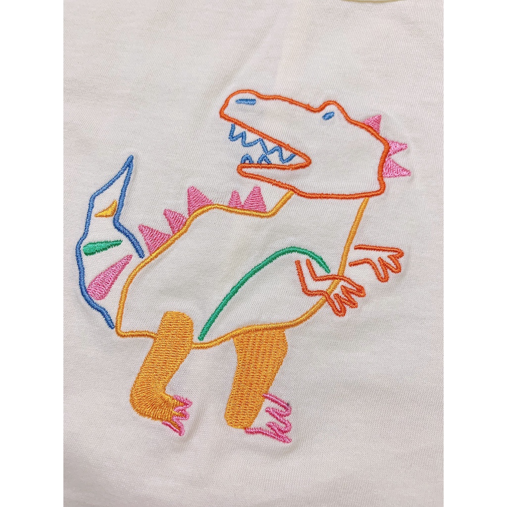 Bộ cotton hè lưng khủng long 3D cho bé trai BMO001