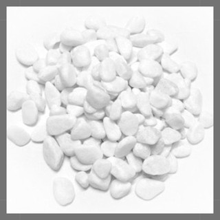Sỏi trắng trang trí tiểu cảnh, đá trắng trang trí chậu cây, bể cá, bịch 1kg