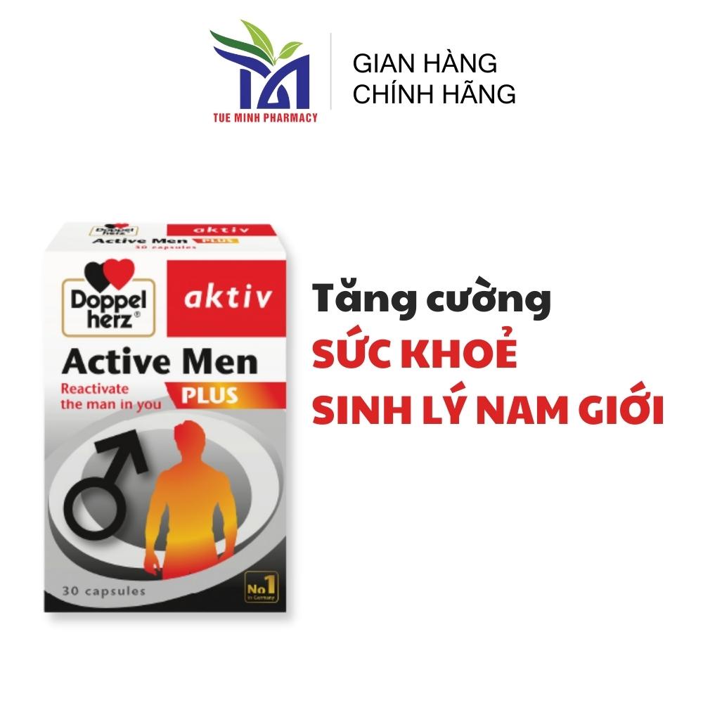 Viên Uống Tăng Cường Sinh Lý Nam Giới Doppelherz Active Men Plus, Cải Thiện Chất Lượng Tinh Trùng