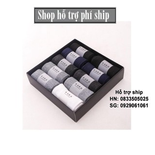 Hỗ trợ ship- combo 10 đôi tất nam chống thối xuất nhật cổ dài