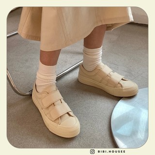 Giày thể thao phối quai dán retro vintage ulzzang Hàn Quốc đơn giản giá rẻ học sinh dễ thương hot trend năng động mã S26