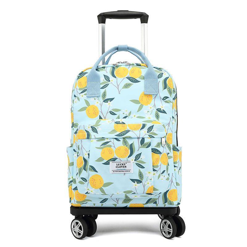 53cm xe đẩy nhẹ ba lô ba lô túi du lịch bánh xe đa năng chống thấm nước siêu nhẹ 67cm lên máy bay kéo túi duffel túi nam