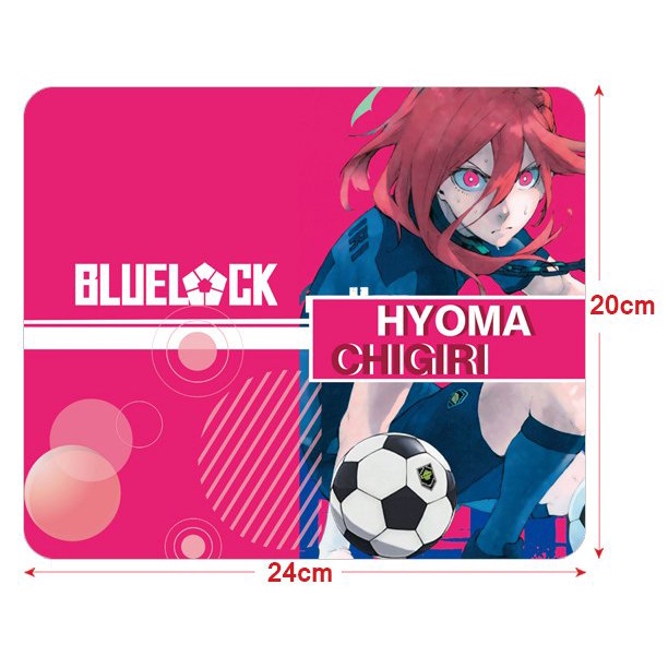 Miếng lót chuột IN HÌNH BLUE LOCK anime chibi tiện lợi xinh xắn kê chuột máy tính