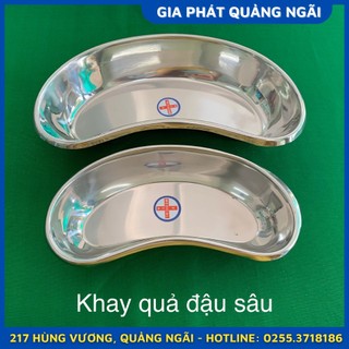 Khay quả đậu sâu inox y tế khay hạt đậu đựng dụng cụ inox spa thẩm mỹ