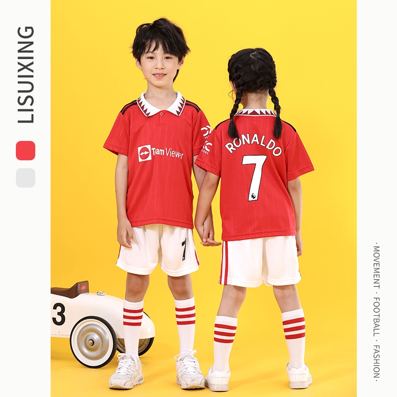 Bộ Áo Quần Đá Banh Số 7 Ronaldo Mùa 22-23 Cho Bé Trai Và Bé Gái