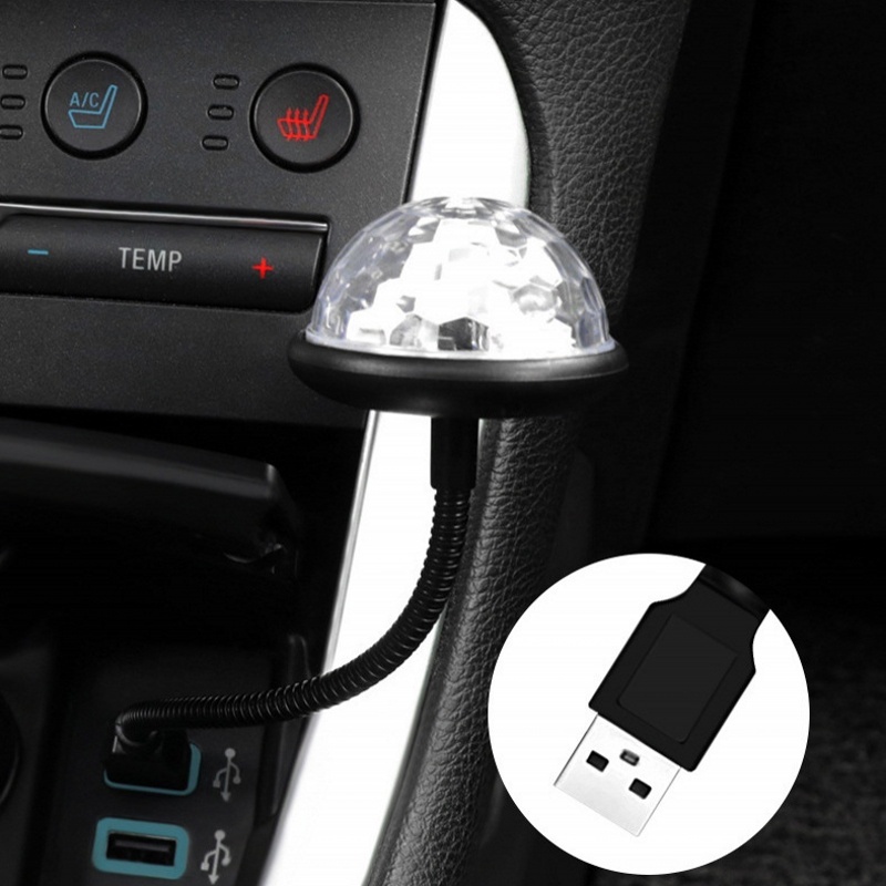 Đèn LED Trang Trí Phông Nền Sân Khấu Hình Cầu Pha Lê Nhiều Màu Sạc USB Lãng Mạn Sáng Tạo