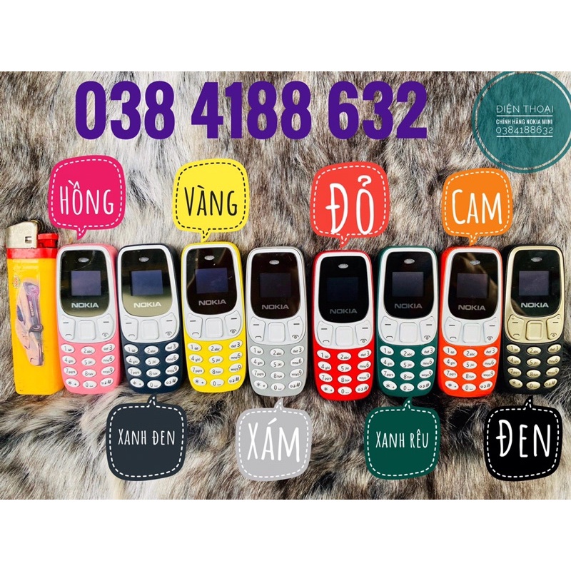 Điện thoại Mini siêu nhỏ siêu cute độc lạ 2Sim 2Sóng