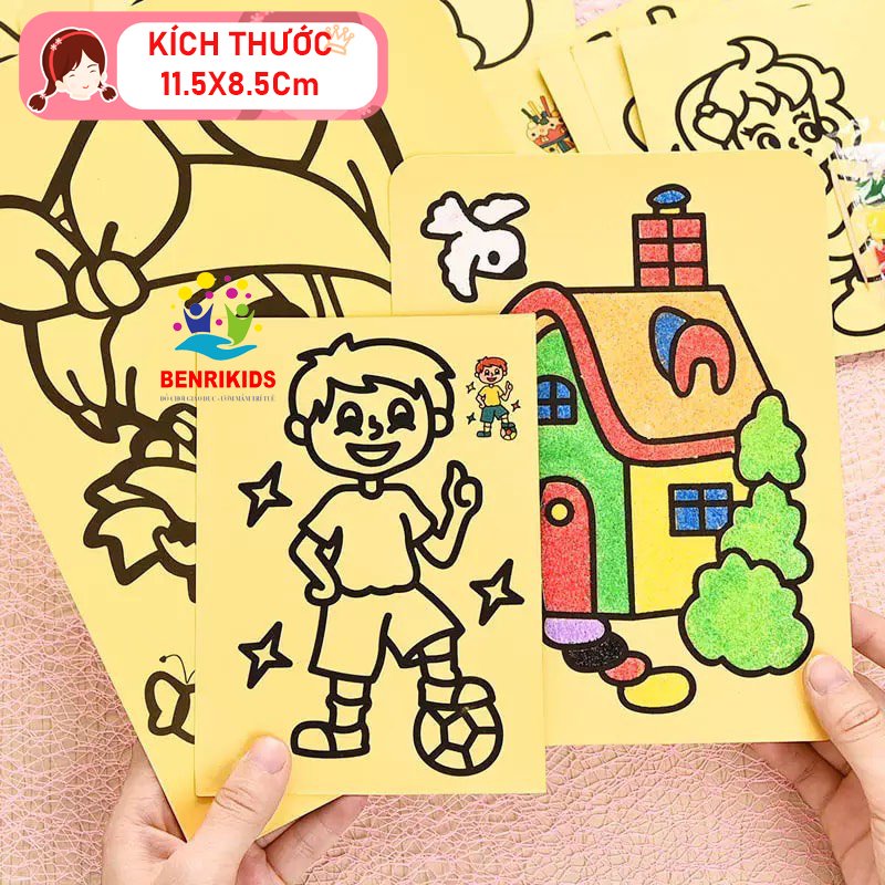 Tranh Cát Trẻ Em Cho Bé Sáng Tạo Loại Vừa Xinh Xắn