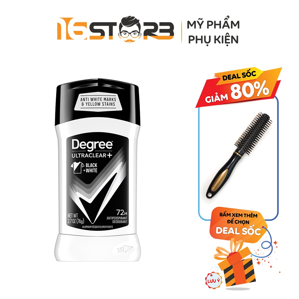 Lăn Sáp Khử Mùi Nam Degree Men UltraClear 76g