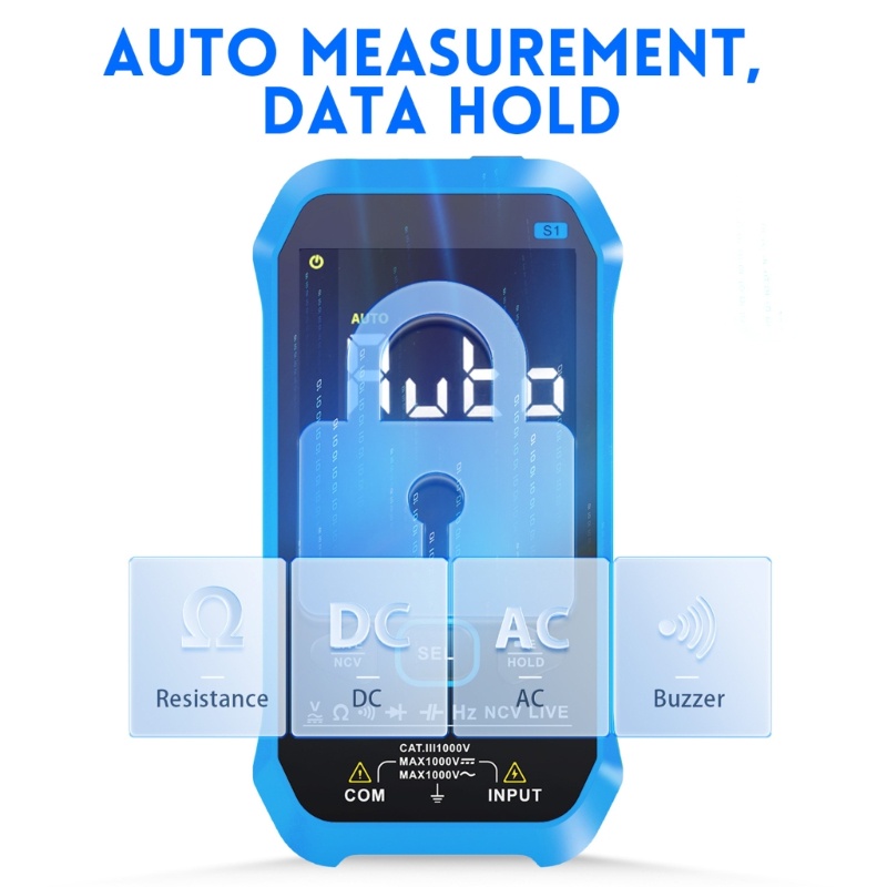 Vạn Năng Kế AOTO Với Đèn Âm Thanh Diode-NCV Hz Kiểm Tra Dây Điện