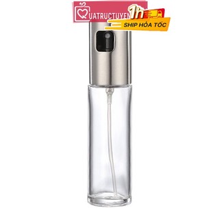 Bình xịt dầu ăn thủy tinh 100ml cao cấp tiện lợi cho nhà bếp
