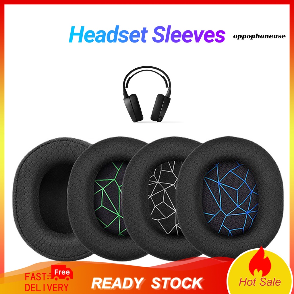 Đệm Bọc Đầu Tai Nghe Giả Da Mềm Cách Nhiệt Thoáng Khí Chống Ồn Cho Steelseries-Arctis 1 / 3 / 5 / 7