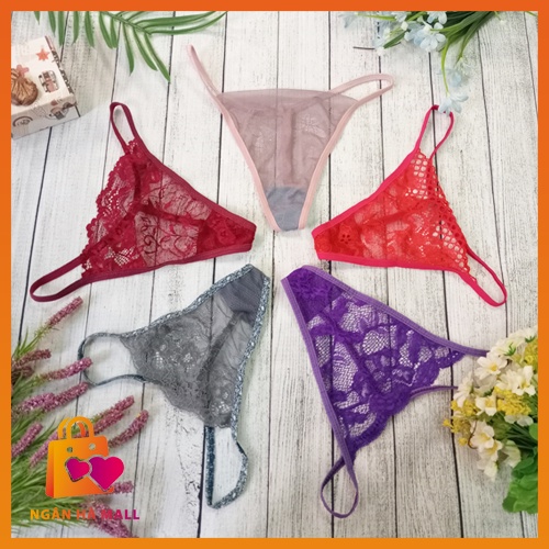 Quần lót lọt khe nhỏ xíu ren nữ xuyên thấu sexy quyến rũ