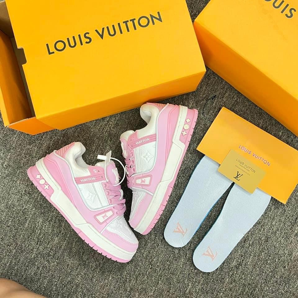 ✅ Giày LV sneaker Xanh than, Xanh Lá, Nâu,Giầy thể thao LV các màu mới nhất hot trend 2022 Đế Độn-NT