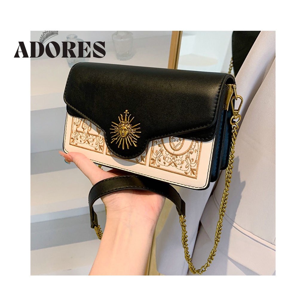 Túi xách nữ vintage thêu đeo chéo đeo vai Hàn Quốc B31