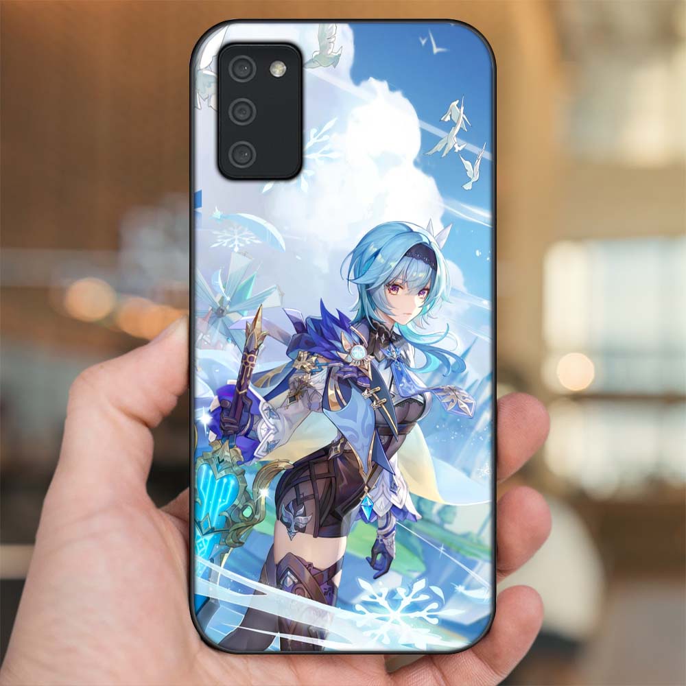 Ốp lưng Samsung A02s viền đen in hình Eula Genshin Impact