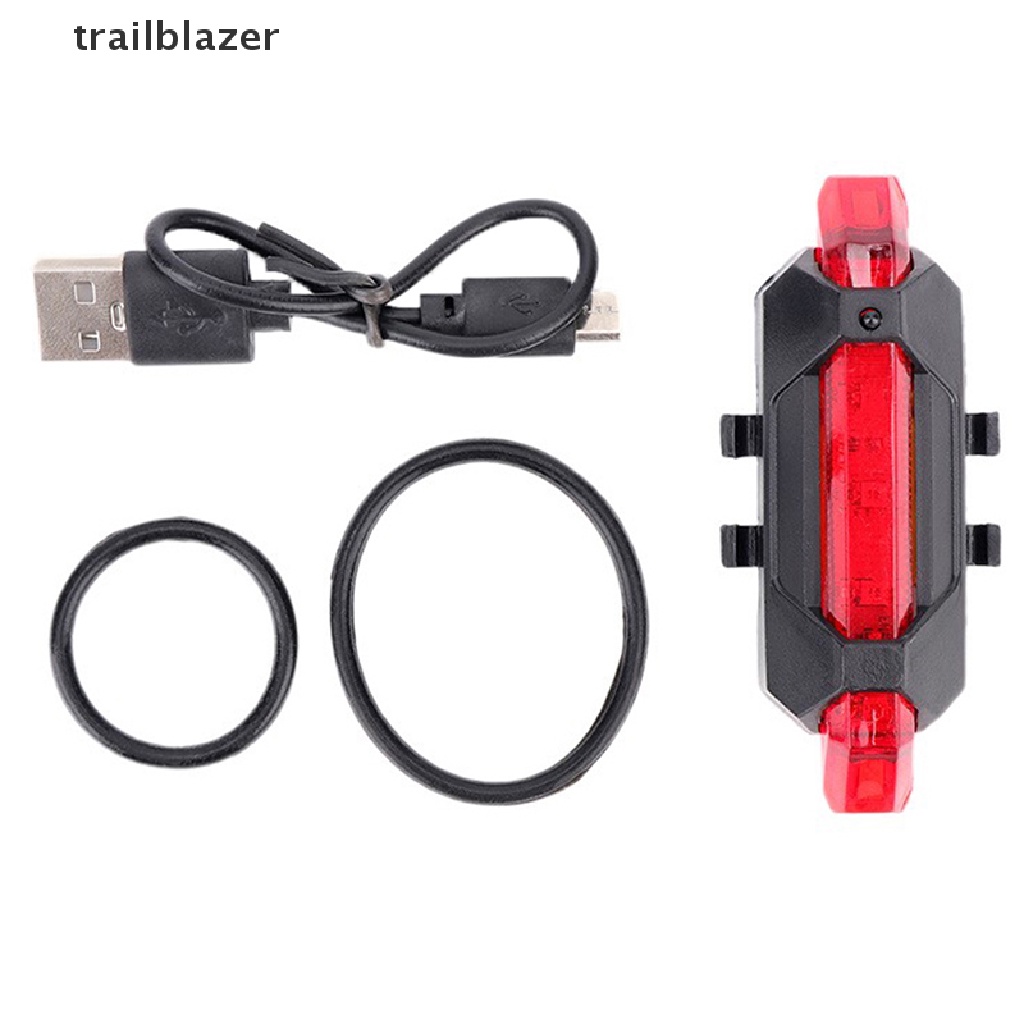 Đèn Cảnh Báo Gắn Đuôi Xe Đạp Leo Núi Chống Thấm Nước Có Thể Sạc Lại Qua Cổng USB