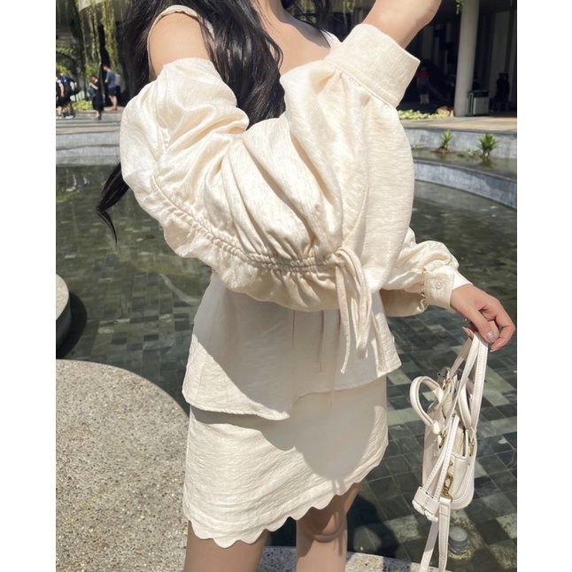 DII COLLECTION - Bộ đũi thiết kế ánh nhũ dạo phố