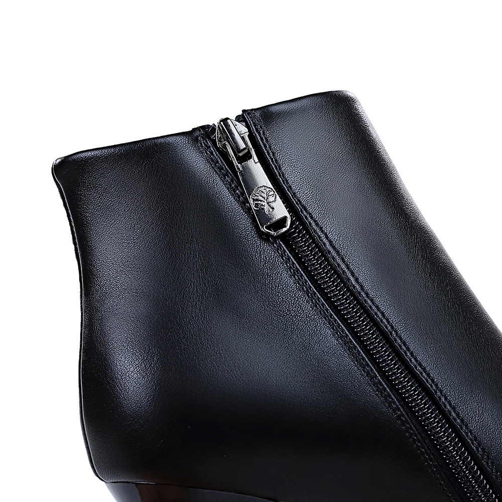 BIGTREE Chính Hãng Giày Bốt Cao Gót 9.5cm Thời Trang Công Sở Cho Nữ Mall-173-13