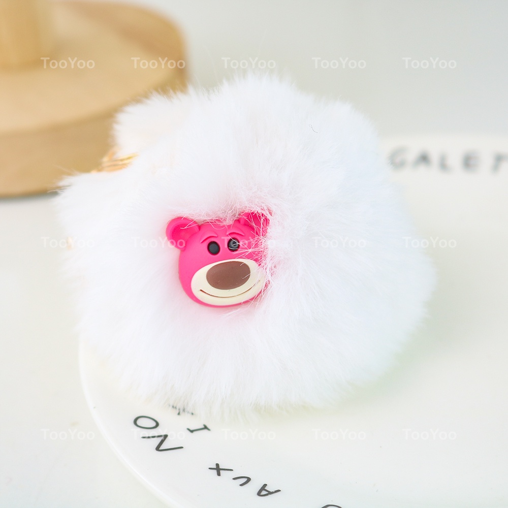 Móc khóa cục bông Gấu dâu Lotso dễ thương cute TY0333