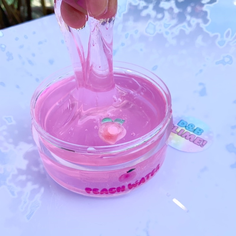 Peachy Water Slime - Slime Nước Trái Đào Thơm và Vui, Chơi không dính tay.