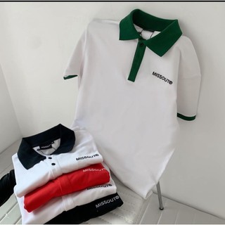 Áo polo missout nam nữ unisex thun cá sấu cao cấp