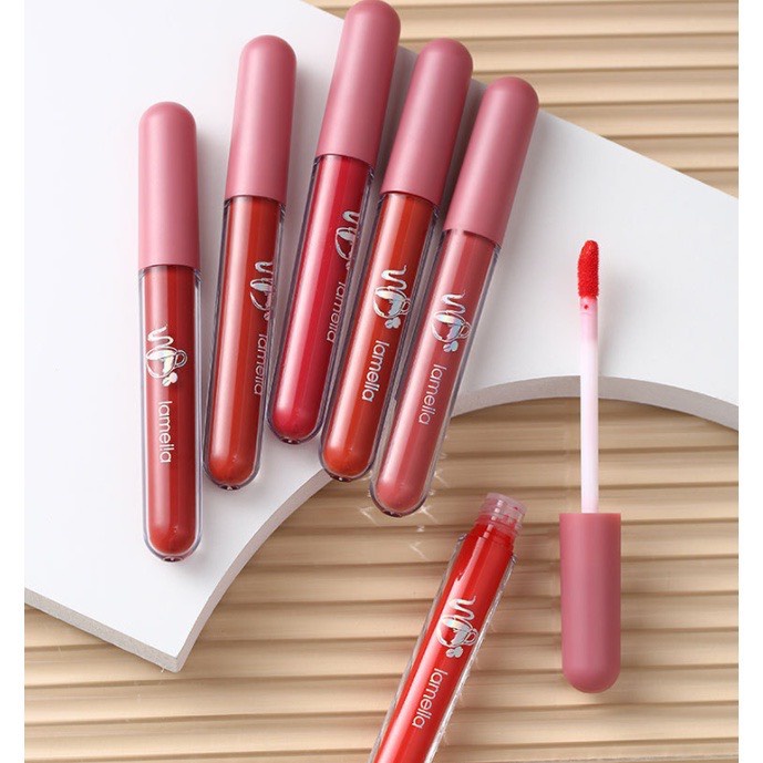 Son Bóng Dưỡng Ẩm Mềm Mịn Như Nhung Lameila 10g