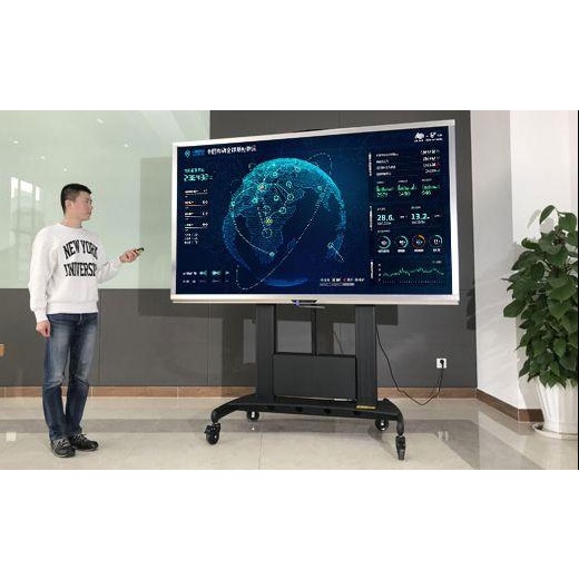 NB TW100 Cơ Giới Nâng Màn Hình Nặng Giá Treo TV Xe Đẩy Phù Hợp Nhất 60-100 Inch Màn Hình Phẳng LED LCD tải 134kgs 300lb