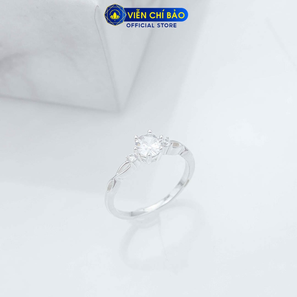 Nhẫn bạc nữ Clara new chất liệu bạc 925 thời trang phụ kiện trang sức nữ Viễn Chí Bảo N400408