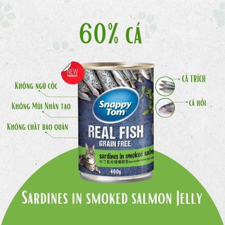 Pate Snappy Tom  lon 400gr