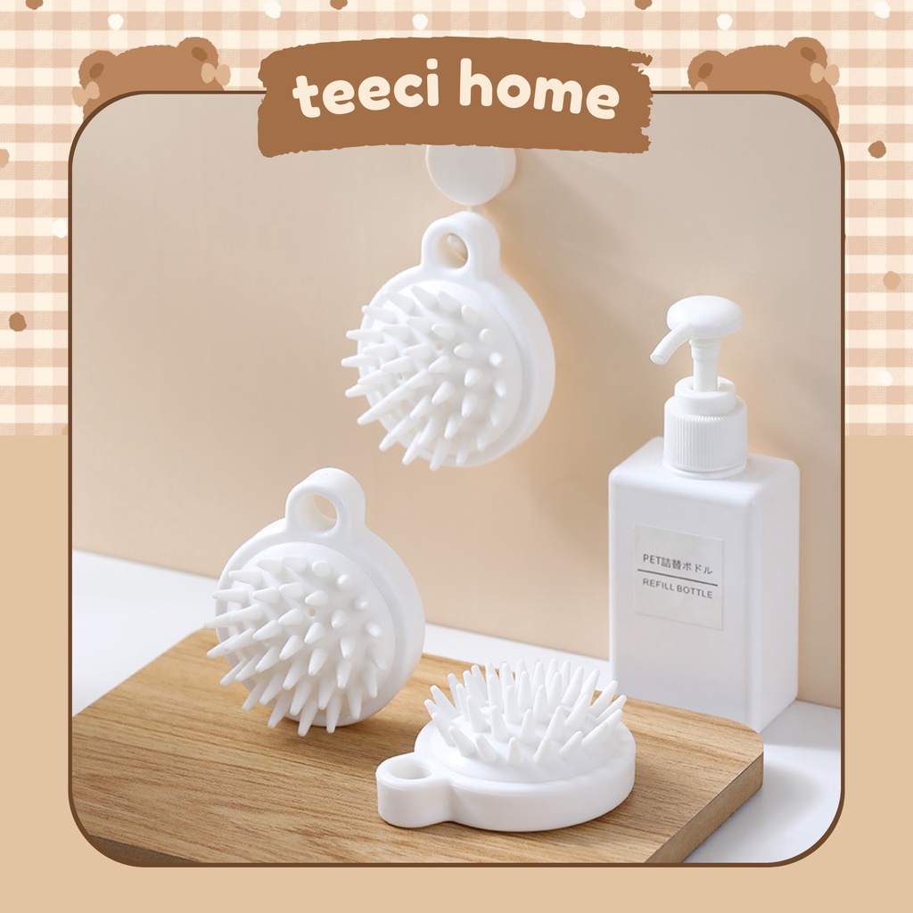 <Video Review> Lược Gội Đầu Silicon Bàn Chải Tóc Mát Xa Da Đầu Giảm Rụng Kích Thích Mọc Tóc Chống Tĩnh Điện U012