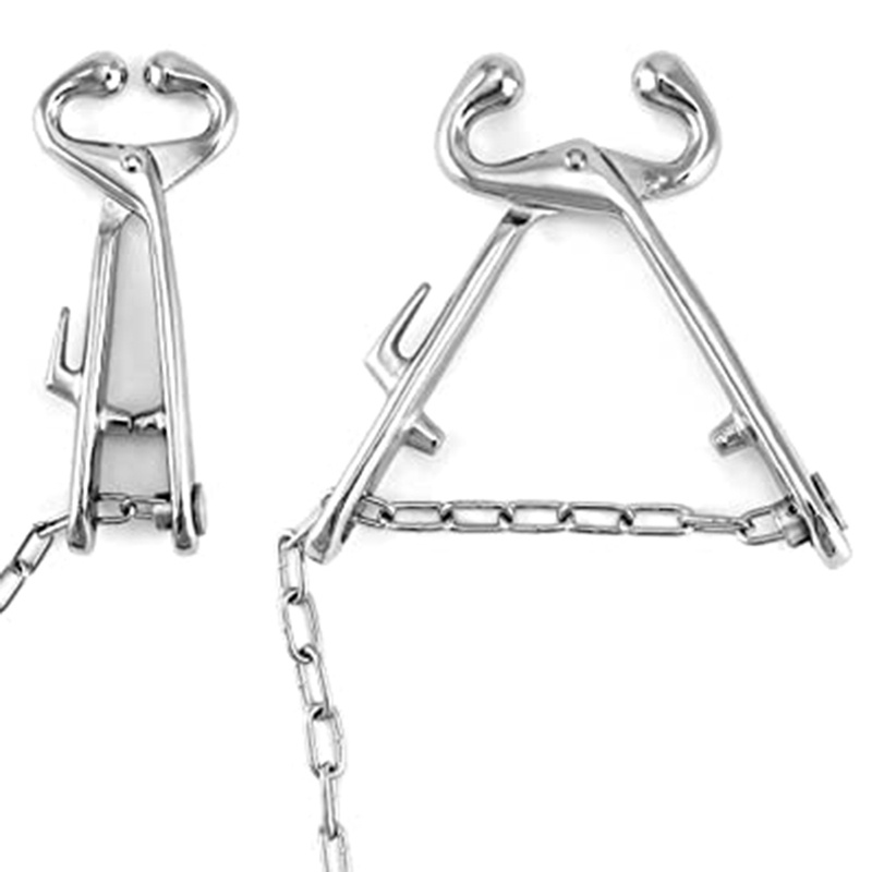 Kìm Mũi Bò Kèm Dây Xích Kéo Bằng Thép Không Gỉ