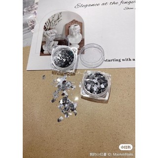 Hũ Thuỷ tinh Bạc vụn ẩn móng