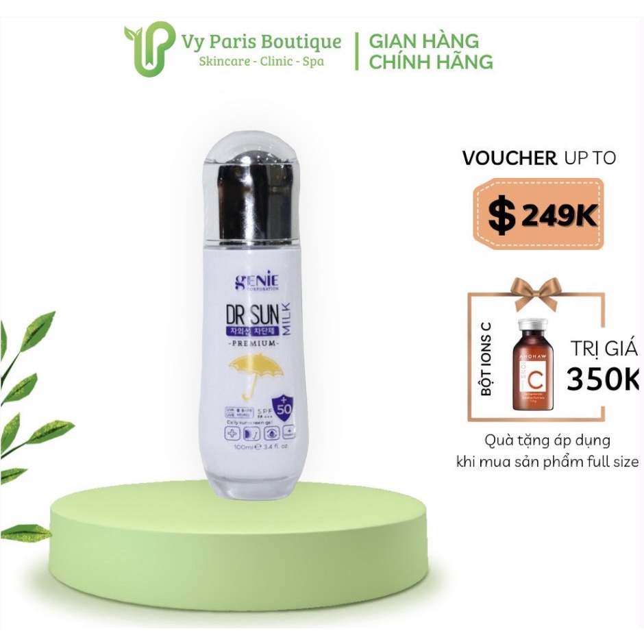 Kem Chống Nắng Sun milk , nâng tone tự nhiên SPF 50+PA+++ 100ml Banobagi