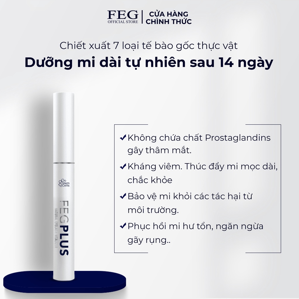 DƯỠNG MI FEG PLUS STEM CELLS BAN NGÀY - MI DÀI BẤT TẬN GIÁ CỰC SỐC