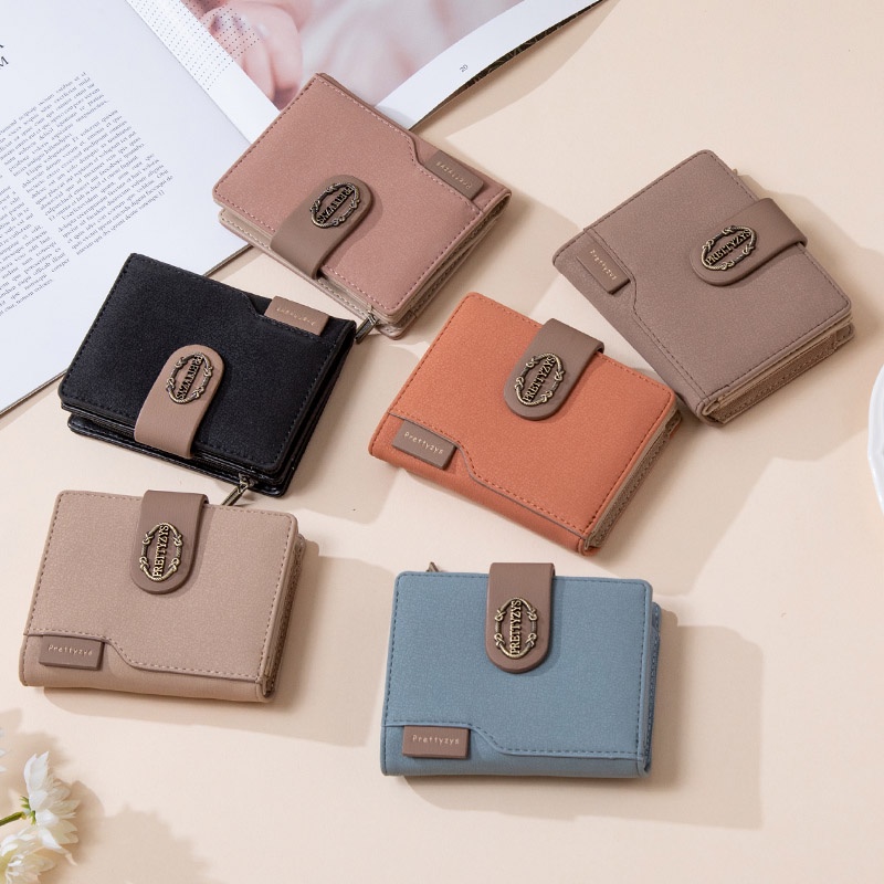 Ví Da Mềm Nhỏ Xinh Thời Trang Vintage Cho Nữ