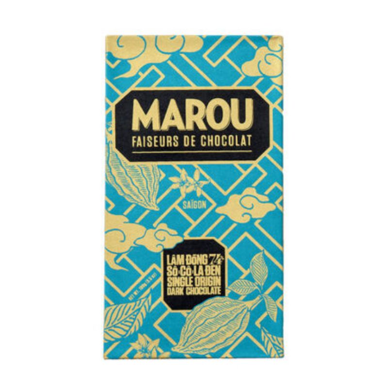 Socola đen Marou Lâm Đồng 74% cacao