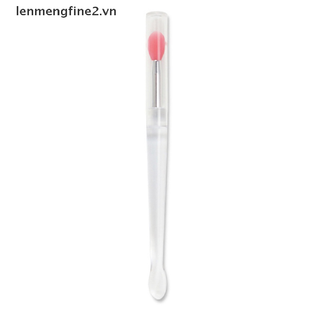 1 Cọ Tô Son Môi Silicone Với Nắp Đậy Bụi Bẩn {lenmengfine2.vn}