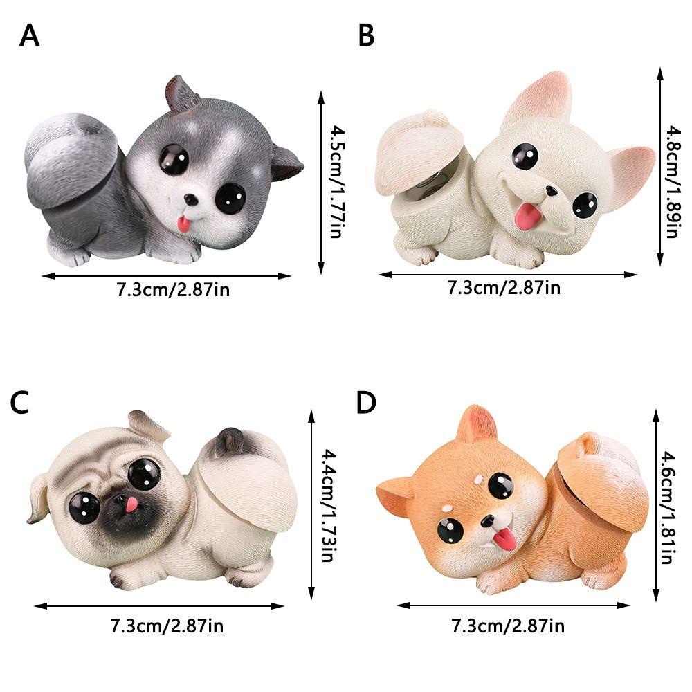 MAYSHOW Đồ trang trí Chú Chó 3D Trang Trí Nội Thất Xe Hơi