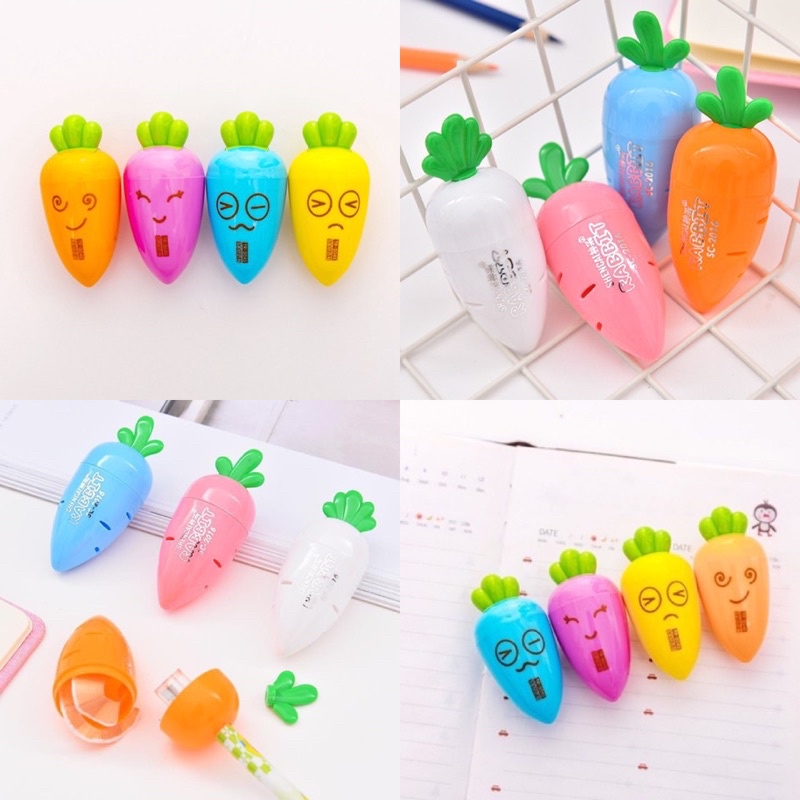 [Có quà tặng kèm] Gọt Bút Chì Củ Cà Rốt Siêu Cute